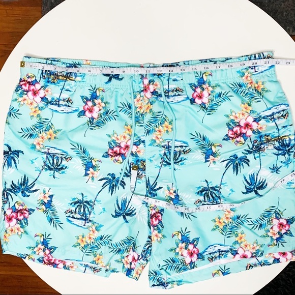 Jake Austin Men’s 6” Tropical Swim Trunks Size XXL - Picture 4 of 7